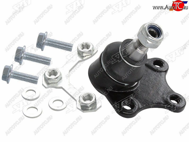 499 р. Шаровая опора SKODA FABIA 00-ROOMSTER 06-VOLKSWAGEN 03-09 RH SAT ST-6Q0407366E  с доставкой в г. Керчь