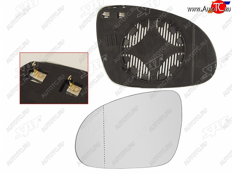 479 р. Полотно зеркало VW PASSAT B6 05-09 LH с обогревом SAT ST-VWA8-940G-2  с доставкой в г. Керчь