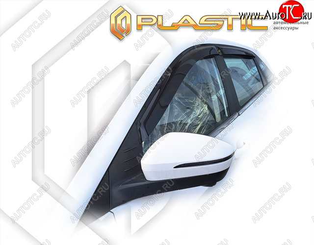 2 099 р. Дефлектора окон CA-Plastic JAC JS6 (2022-2025) (classic полупрозрачный, без хром. молдинга)  с доставкой в г. Керчь