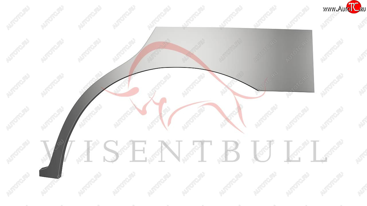 2 189 р. Левая задняя ремонтная арка (внешняя) Wisentbull  Peugeot 406  8E,F (1995-2004) универсал дорестайлинг, универсал рестайлинг  с доставкой в г. Керчь