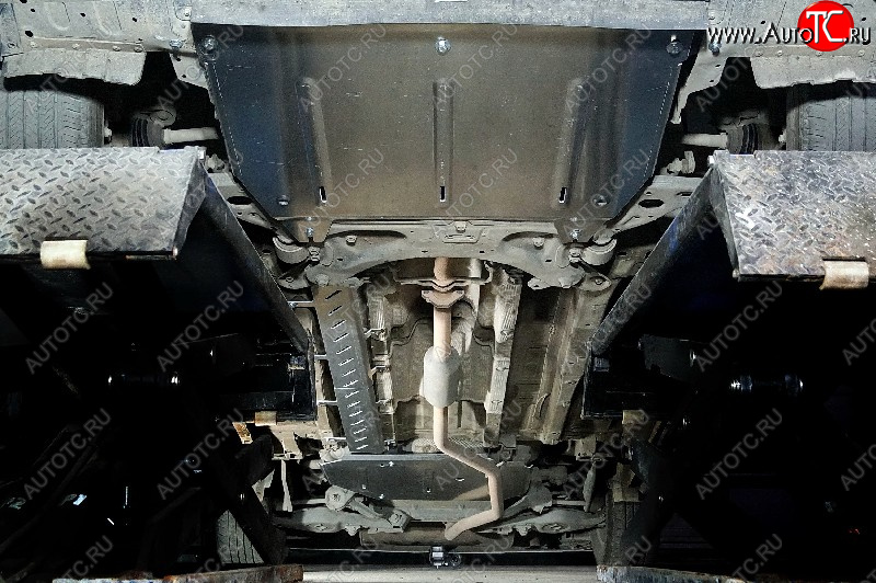 21 699 р. Защиты комплект (картер и кпп, топливопровода, бака) 1.5T 2WD ТСС Тюнинг  GAC GS5 (2018-2025) (алюминий 4 мм)  с доставкой в г. Керчь