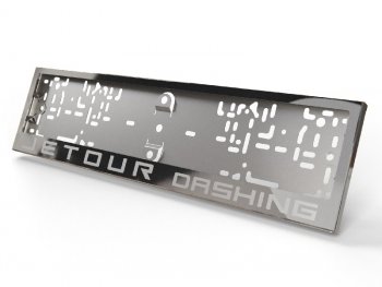 Рамка гос. номера ТСС Тюнинг Jetour Dashing (2022-2025) (нержавейка)