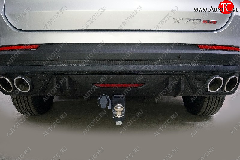 16 399 р. Фаркоп (тягово-сцепное устройство) ТСС Тюнинг Jetour X70 Plus (2023-2025) (оцинкованный, шар E)  с доставкой в г. Керчь