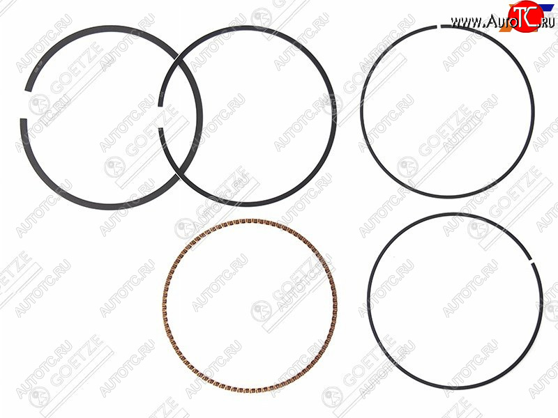 3 299 р. Кольца поршневые к-кт STD на 1 цил CITROENPEUGEOTFORDTRANSITBOXER 4HUQVFACVRA GOETZE 08-427700-00  с доставкой в г. Керчь