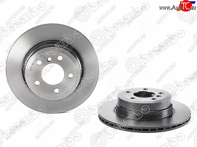 7 749 р. Диск тормозной задний Ø290mm BREMBO   BMW X5 ( E70,  F15) - X6 ( E71,  F16)  с доставкой в г. Керчь