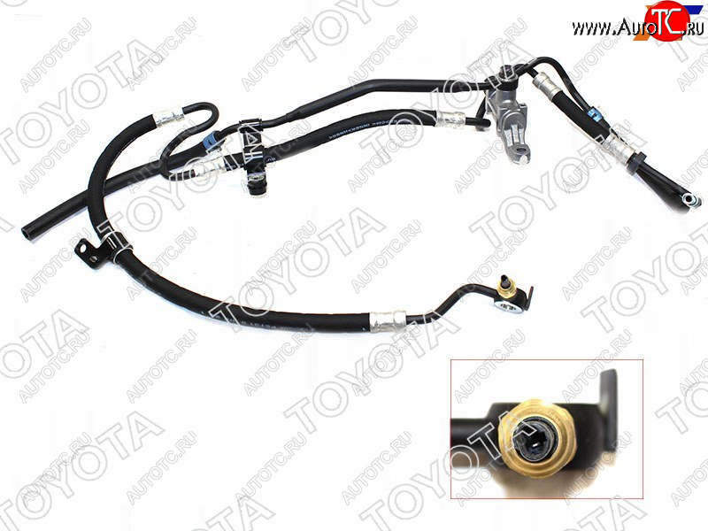 38 849 р. Шланг ГУР Toyota Land Cruiser (J200) 07-21 TOYOTA 44410-60751  с доставкой в г. Керчь