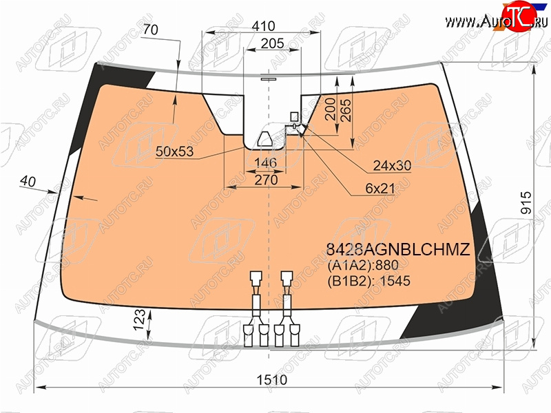 22 699 р. Стекло лобовое (Обогрев полный Камера Датчик дождя Молдинг) Toyota Camry (XV70) 17-21  Camry UAE FUYAO 8428AGNBLCHMZ  с доставкой в г. Керчь