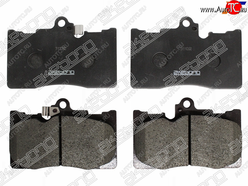 3 699 р. Колодки тормозные перед FR-FL SAT  Lexus GS300  S190 (2005-2006) дорестайлинг  с доставкой в г. Керчь