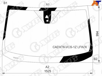 10 649 р. Стекло лобовое (Камера Датчик дождя) Cadillac XT6 19-22 XYG CADXT6-VCS-1Z LFW/X  с доставкой в г. Керчь. Увеличить фотографию 1