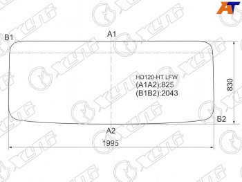 10 549 р. Стекло лобовое Hyundai HD120 97-18  HD170 97-18  HD250 97-18  HD270 97-18 XYG HD120-HT LFW  с доставкой в г. Керчь. Увеличить фотографию 1