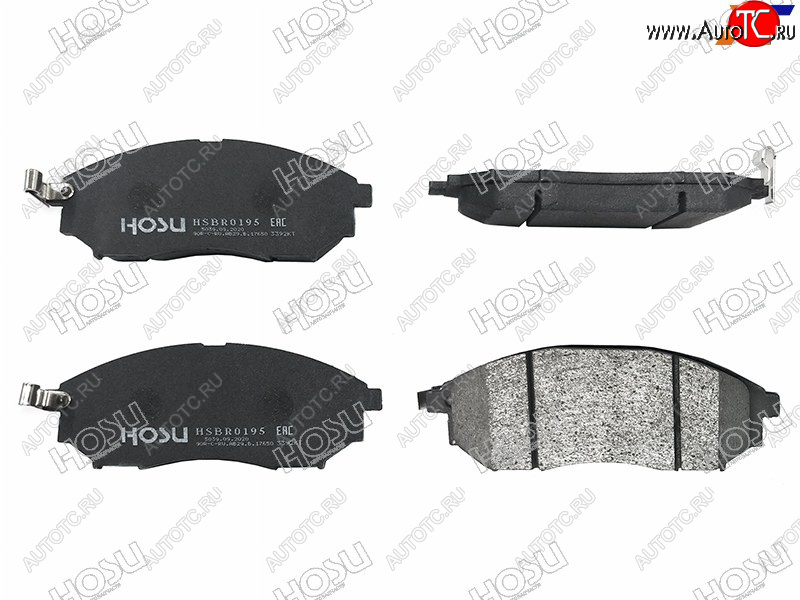 1 459 р. Колодки тормозные перед FR-FL SAT  INFINITI Q50  V37 (2013-2021), Nissan Murano ( 1 Z50,  2 Z51) (2002-2016), Nissan Pathfinder  R51 (2004-2014)  с доставкой в г. Керчь