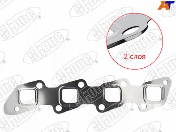 539 р. Прокладка выпускного коллектора NISSAN PATHFINDERNAVARANP300X-TRAIL YD22ETIYD25DDTI STONE JB-02771  с доставкой в г. Керчь. Увеличить фотографию 1