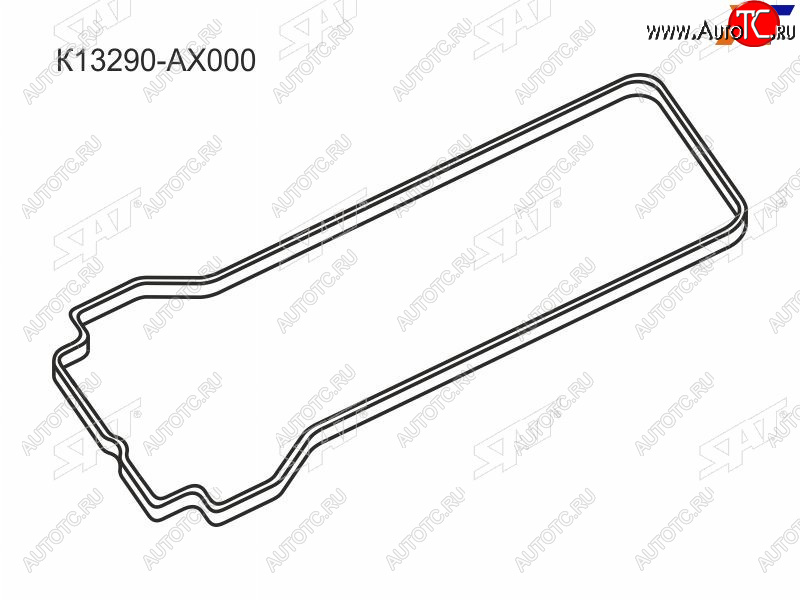 263 р. Прокладка клапанной крышки NS CG10-12, CR10-14, K12Y12Z11 SAT K13270-AX000  с доставкой в г. Керчь