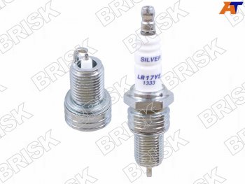 Свеча зажигания CHEVROLET AVEOSPARKDAEWOO MATIZMMC COLTLANCERTOYOTA COROLLA (SILVER) BRISK LR17YS-9