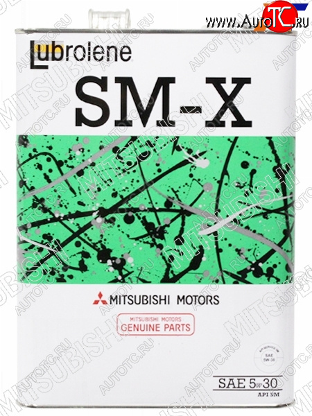 4 949 р. Масло моторное MITSUBISHI (металлическая канистра) SM-X 5W-30 4Л                                     MITSUBISHI MZ102565  с доставкой в г. Керчь