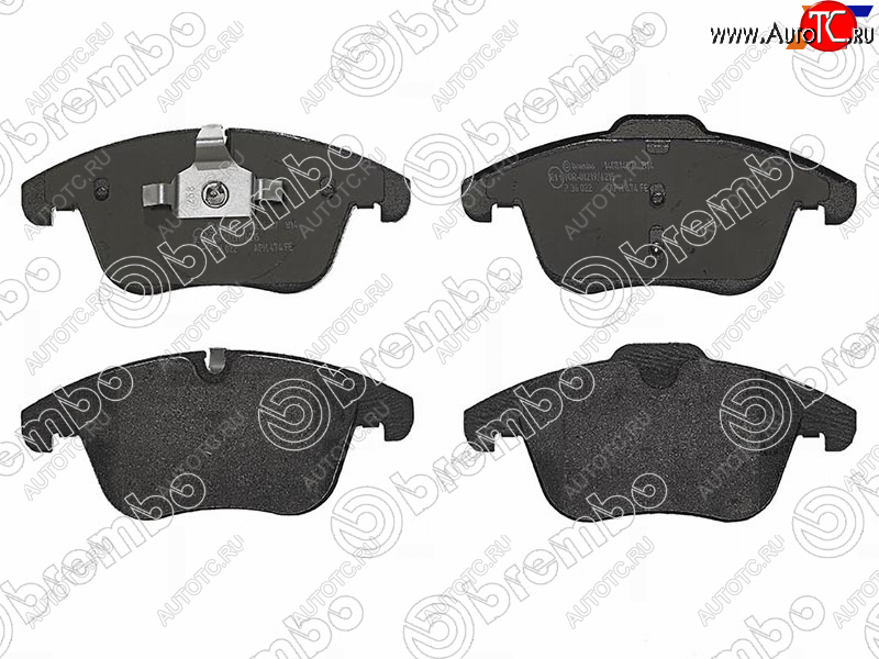4 549 р. Колодки тормозные перед FR-FL SAT  Jaguar XF  X250 (2007-2015) седан, универсал  с доставкой в г. Керчь