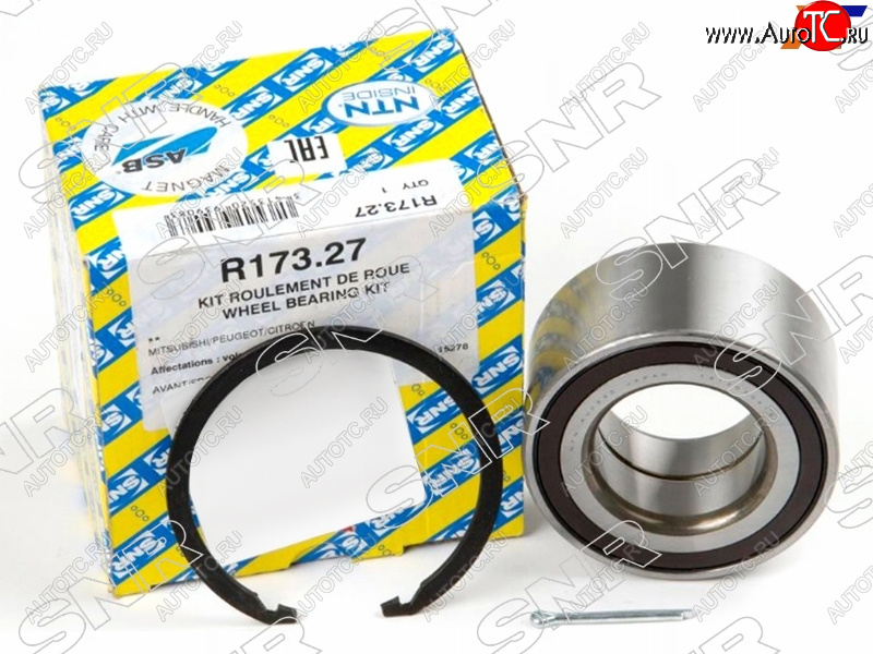 4 649 р. Подшипник передней ступицы MMC LANCER X/OUTLANDER XL/DODGE CALIBER 06-/CHRYSLER SEBRING 07- (ремком. SNR R17327, r17327 SNR R17327  с доставкой в г. Керчь