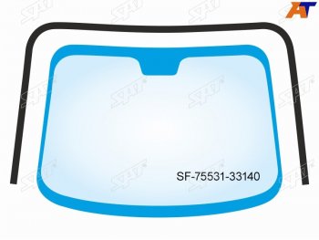 1 949 р. Молдинг лобового стекла (П-образный) Toyota Camry (XV50) 11-18  Aurion 12-15  Camry UAEUSA 11-17 SAT SF-75531-33140  с доставкой в г. Керчь. Увеличить фотографию 1