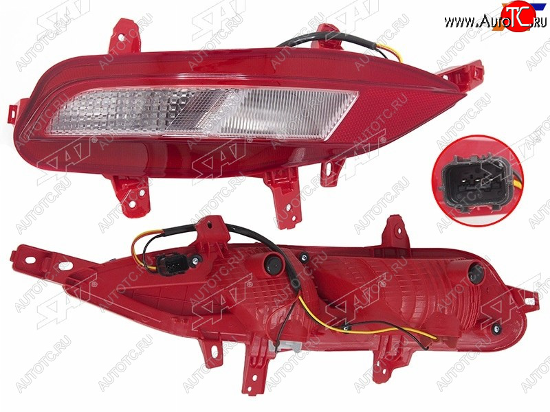 5 599 р. Левый фонарь в задний бампер SAT  Hyundai Tucson  NX4 (2020-2022)  с доставкой в г. Керчь