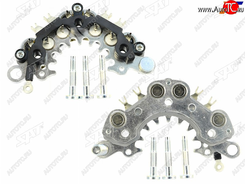 919 р. Диодный мост генератора NISSAN ALMERA N16 00-01PRIMERA P11P12 02- QG15DEQG16DEQG18DE D=114mm SAT ST-133-0011  с доставкой в г. Керчь