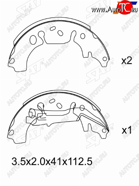 1 699 р. Колодки тормозные зад барабанные RR SAT  Opel Corsa  D (2006-2014)   дорестайлинг, хэтчбэк 5 дв., дорестайлинг, хэтчбэк 3 дв., 1-ый рестайлинг, хэтчбэк 3 дв., 1-ый рестайлинг, хэтчбэк 5 дв.,  2-ой рестайлинг, хэтчбэк 5 дв., 2-ой рестайлинг, хэтчбэк 3 дв.  с доставкой в г. Керчь