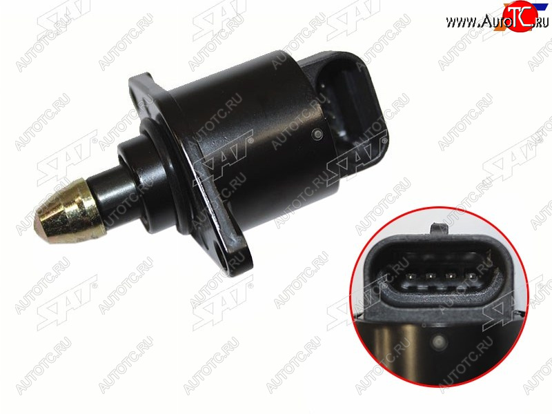 499 р. Датчик холостого хода (клапан) 1,61,82,0 PEUGEOT 306405406806BOXERCITROEN JAMPERFIAT DUCATO SAT ST-1920.N1  с доставкой в г. Керчь