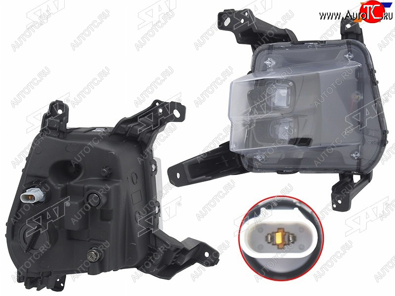 5 599 р. Левая противотуманная фара (LED, комплектация GT) SAT  KIA K5  DL (2019-2022)  с доставкой в г. Керчь