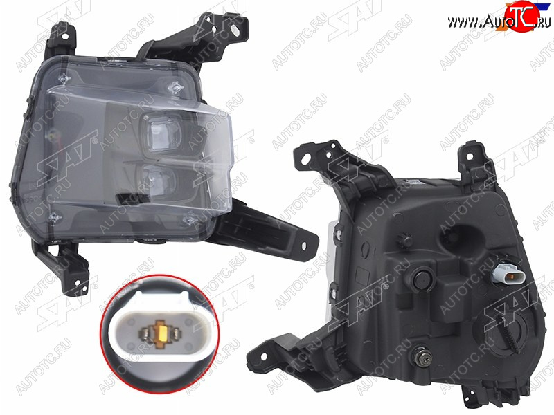 5 599 р. Правая противотуманная фара (LED, комплектация GT) SAT KIA K5 DL (2019-2022)  с доставкой в г. Керчь