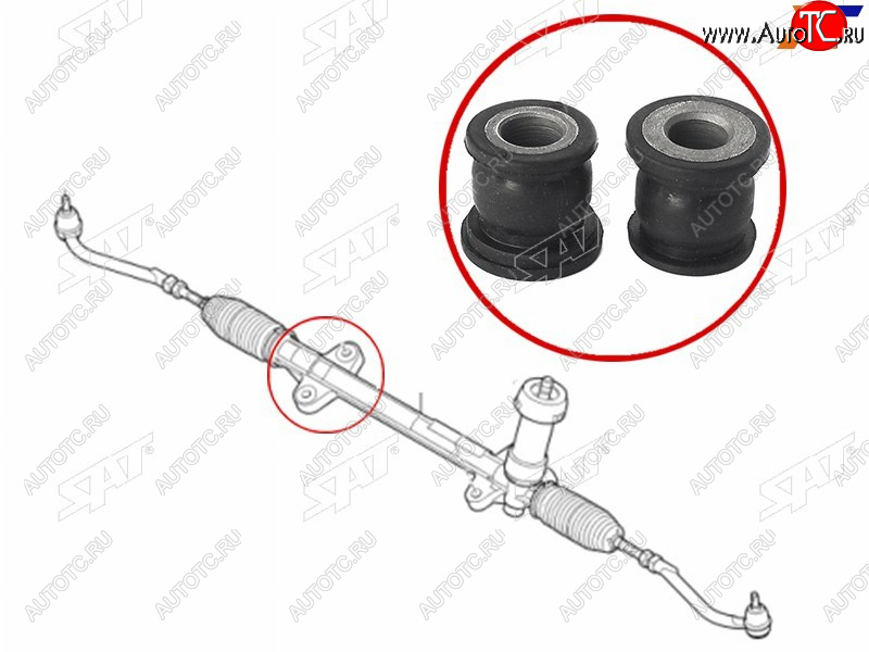 489 р. Втулка рулевой рейки Kia Ceed 06-12  Cerato 08-13  Hyundai i30 07-12  Kia Cerato Koup 08-13 SAT ST-56500-1H300B  с доставкой в г. Керчь