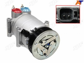 22 999 р. Компрессор кондиционера Ford Focus 14-19  Mondeo 07-15  Galaxy 06-15  S-MAX 06-15 SAT ST-FD50-396-0  с доставкой в г. Керчь. Увеличить фотографию 1