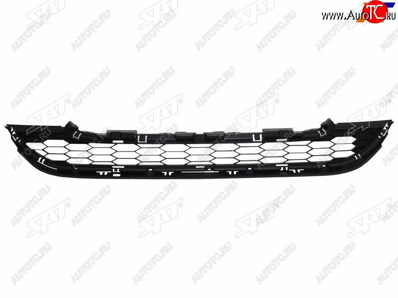 5 249 р. Центральная решетка переднего бампера SAT Honda CR-V RE1,RE2,RE3,RE4,RE5,RE7 рестайлинг (2009-2012)  с доставкой в г. Керчь
