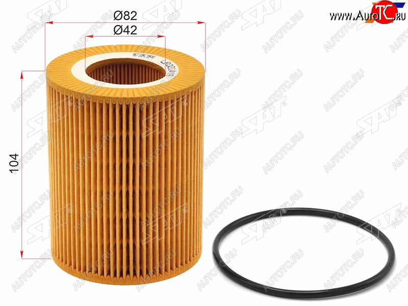 200 р. Фильтр масляный (картридж) SAT  Land Rover Freelander  L359 (2006-2012), Volvo S80 ( AS60 седан,  AS60,AS90, AS95 седан) (2006-2013), Volvo XC60 (2008-2022), Volvo XC70 (2007-2016)  с доставкой в г. Керчь