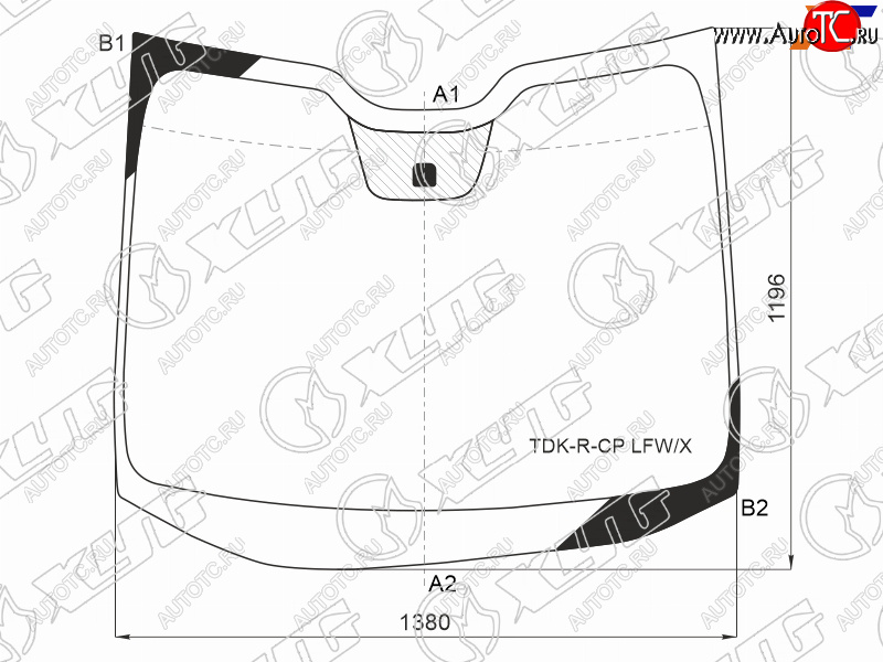 13 299 р. Стекло лобовое Honda Freed 16-  Freed+ 16- XYG TDK-R-CP LFW/X  с доставкой в г. Керчь