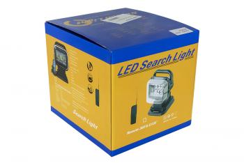 8 029 р. Фара-искатель 12V 50W LED с дистанционным управлением, черный (200х240х200мм) China ch001-bl  с доставкой в г. Керчь. Увеличить фотографию 6
