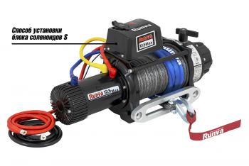 97 599 р. Лебёдка автомобильная электрическая 12V Runva 13500 lbs 6136 кг MAX влагозащищенная, синтетический трос RUNVA ewb13500maxssr  с доставкой в г. Керчь. Увеличить фотографию 5