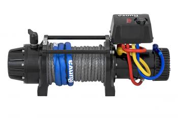 78 969 р. Лебёдка автомобильная электрическая 12V Runva 9500 lbs 4350 кг MAX высокоскоростная, влагозащищенная, синтетический трос RUNVA ewb9500max-q-sr  с доставкой в г. Керчь. Увеличить фотографию 8