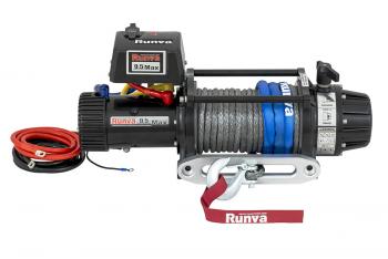 78 969 р. Лебёдка автомобильная электрическая 12V Runva 9500 lbs 4350 кг MAX высокоскоростная, влагозащищенная, синтетический трос RUNVA ewb9500max-q-sr  с доставкой в г. Керчь. Увеличить фотографию 6