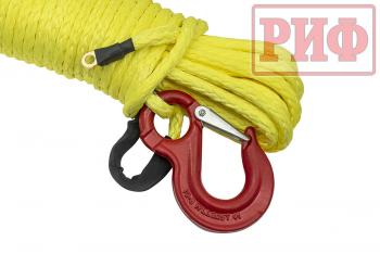 8 159 р. Трос для лебёдки синтетический РИФ 10 мм25 м (готовый) РИФ rope10mm25m  с доставкой в г. Керчь. Увеличить фотографию 2