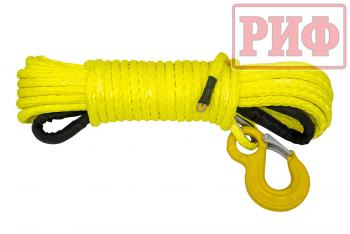 8 709 р. Трос для лебёдки синтетический РИФ 11 мм25 м (готовый) РИФ rope11mm25m  с доставкой в г. Керчь. Увеличить фотографию 1