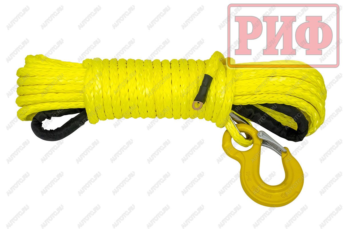 8 709 р. Трос для лебёдки синтетический РИФ 11 мм25 м (готовый) РИФ rope11mm25m  с доставкой в г. Керчь