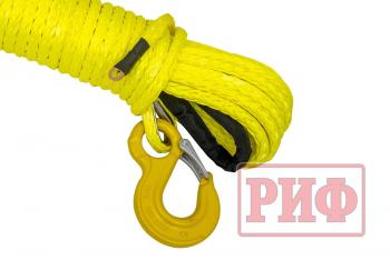 8 709 р. Трос для лебёдки синтетический РИФ 11 мм25 м (готовый) РИФ rope11mm25m  с доставкой в г. Керчь. Увеличить фотографию 2