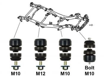 10 399 р. Лифт кузова Suzuki Jimny 25 мм лайт 1998-2019 г.в. Tuning4WD ktby-2577  с доставкой в г. Керчь. Увеличить фотографию 4