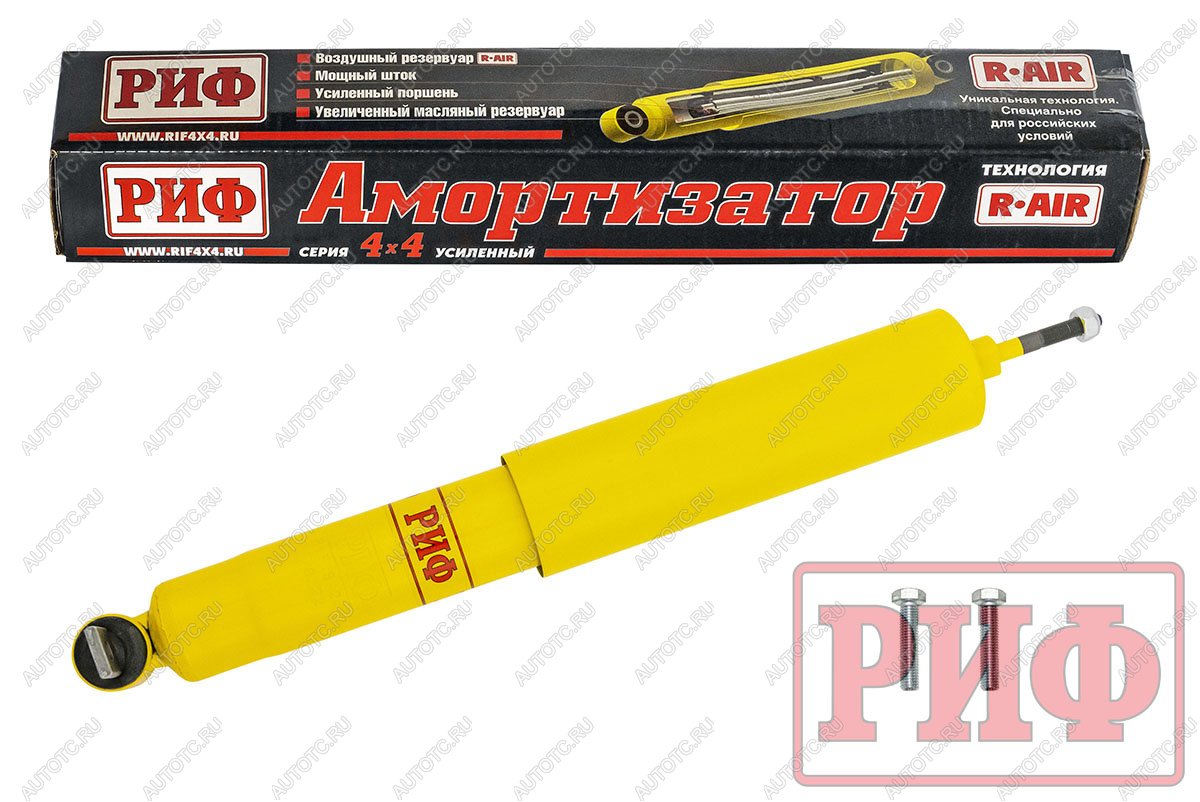 5 639 р. Амортизатор усиленный РИФ передний Jeep Grand Cherokee WJ под лифт 0-30 мм РИФ sa287  с доставкой в г. Керчь
