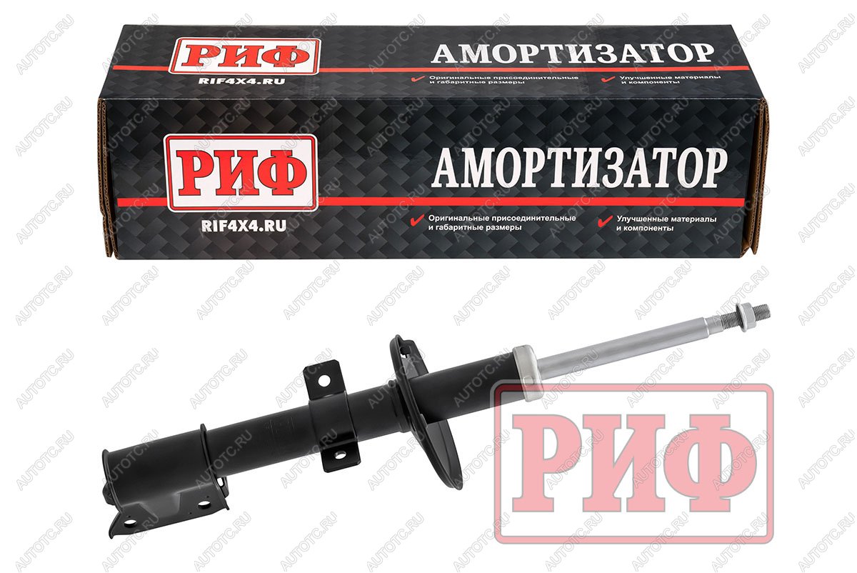 7 219 р. Амортизатор РИФ передний Renault Duster (2010-2022), Nissan Terrano 2014+ штатный OEM 543028126R РИФ sag337sl  с доставкой в г. Керчь