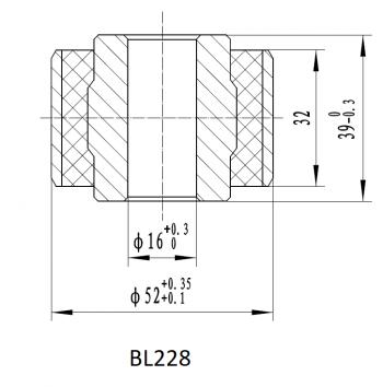 1 519 р. Втулка амортизатора РИФ (с маркировкой 1 ) SA228 нижняя РИФ bl228  с доставкой в г. Керчь. Увеличить фотографию 2