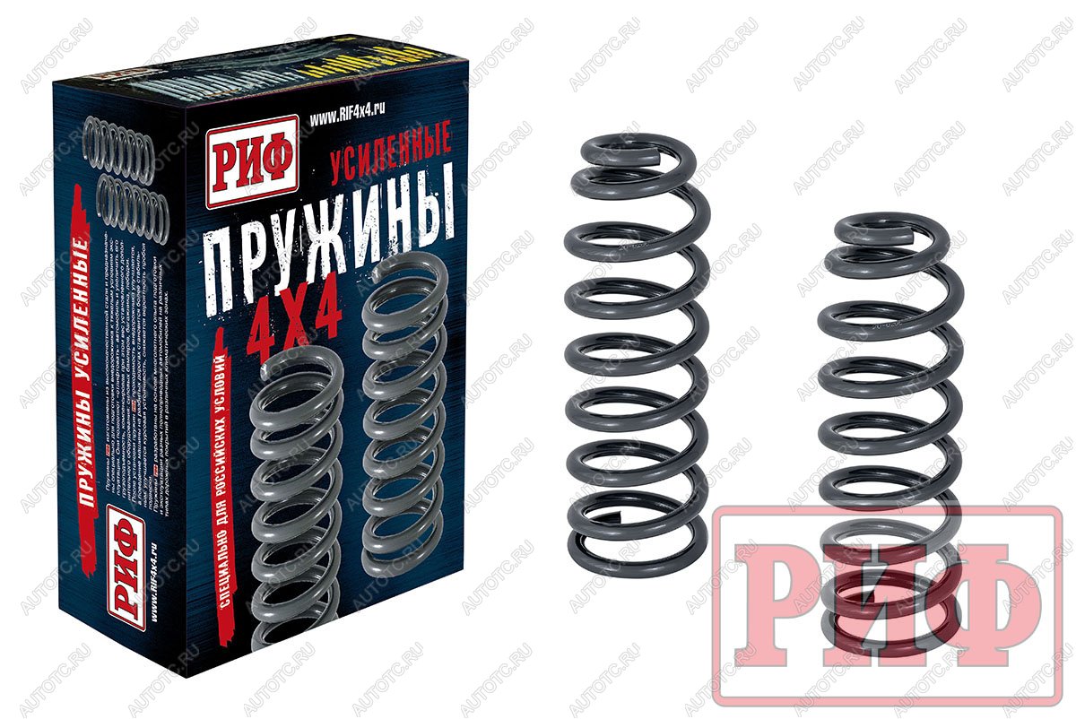14 019 р. Пружины РИФ передние SsangYong Rexton3 мост и XVT (после 2012 г), 30 мм лифт +50 кг РИФ 20-020c  с доставкой в г. Керчь