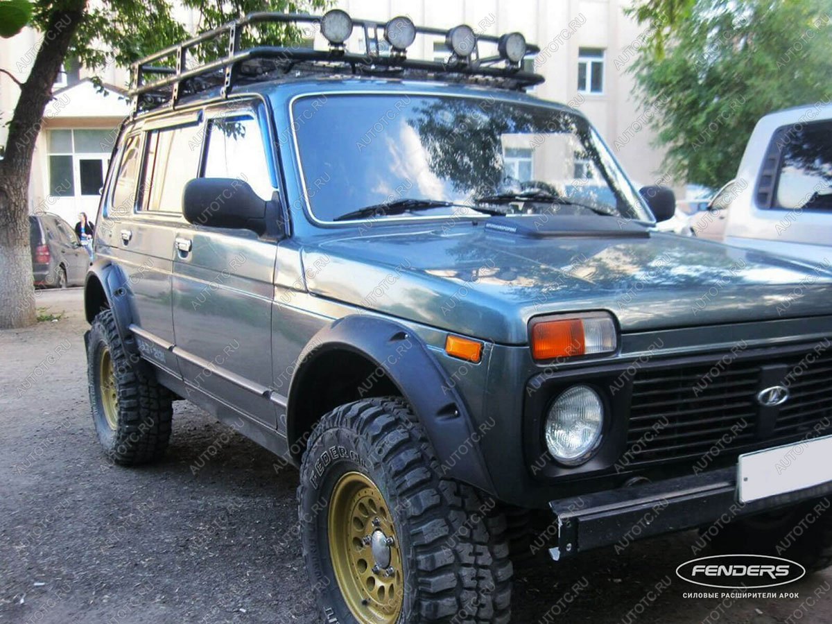 9 249 р. Расширители колёсных арок ВАЗ НИВА 2131 5D под нерезанные арки колёс Fenders ткн-2131с  с доставкой в г. Керчь