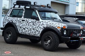 8 799 р. Расширители колёсных арок ВАЗ НИВА 2121 3D под нерезанные арки колёс Fenders ткн-21с  с доставкой в г. Керчь. Увеличить фотографию 1