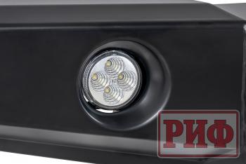 49 409 р. Бампер РИФ силовой передний УАЗ Патриот 2005+ с доп. фарами, без защитной дуги РИФ-обвес rif060-10356  с доставкой в г. Керчь. Увеличить фотографию 2