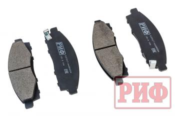 1 489 р. Колодки тормозные передние РИФ Mitsubishi L200 2005+, Pajero Sport 2008-2015 OEM 4605A284, 4605B233, 4605A198 РИФ rifmit-4605a284  с доставкой в г. Керчь. Увеличить фотографию 4